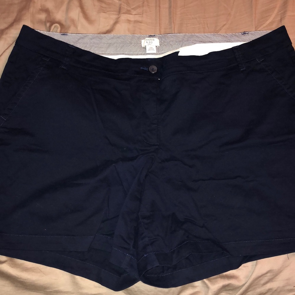 Navy blue shorts